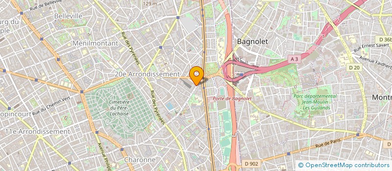 localisation de l'entreprise MAGNITUDE ZERO  PARIS