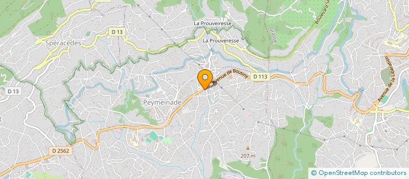 localisation de l'entreprise MAGNO BENTRAD  PEYMEINADE