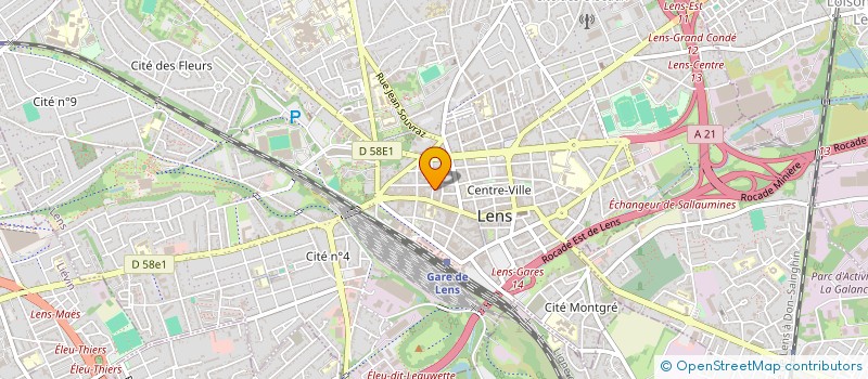 localisation de l'entreprise MAGNO FAMILY  LENS