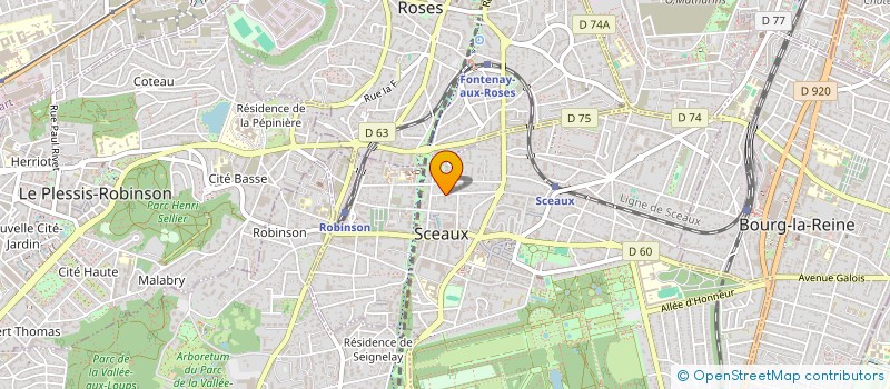 localisation de l'entreprise MAGNOHM à SCEAUX