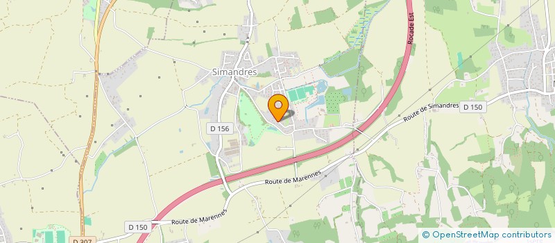 localisation de l'entreprise MAGNOLI  SIMANDRES