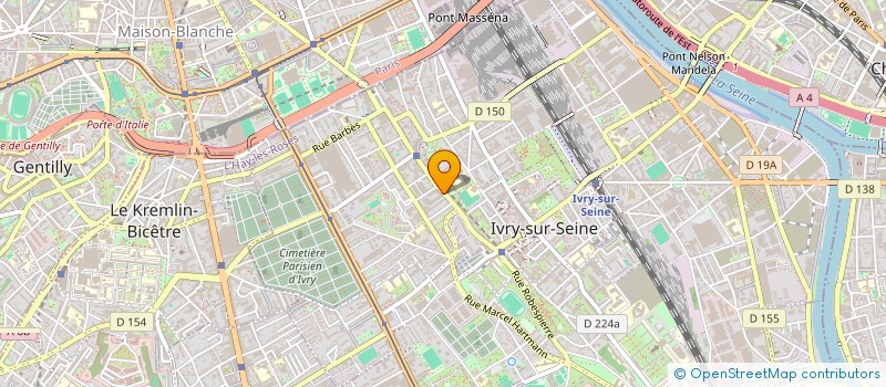localisation de l'entreprise MAGNOLIA à IVRY-SUR-SEINE