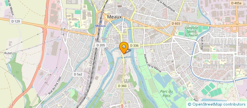 localisation de l'entreprise MAGNOLIA à MEAUX