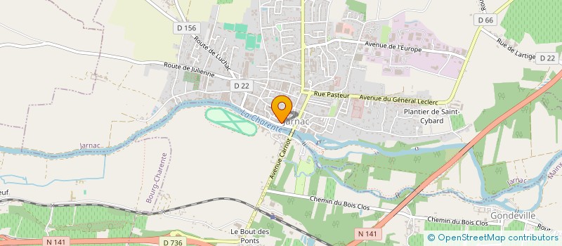 localisation de l'entreprise MAGNOLIA à JARNAC