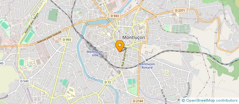 localisation de l'entreprise MAGNOLIA à MONTLUCON