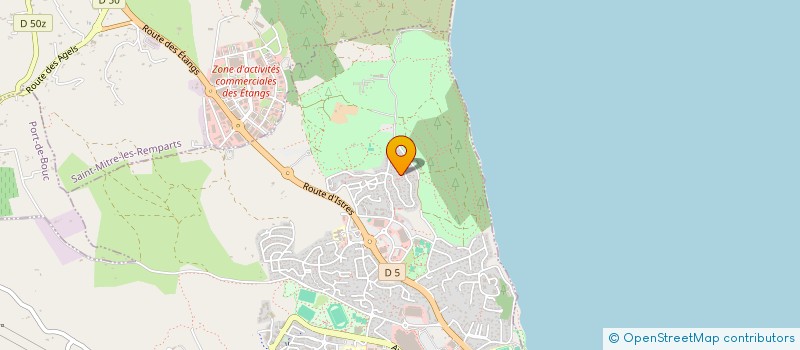 localisation de l'entreprise MAGNOLIA  MARTIGUES