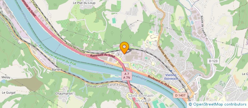 localisation de l'entreprise MAGNOLIA  SEYSSUEL