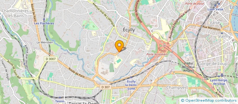 localisation de l'entreprise MAGNOLIA  ECULLY