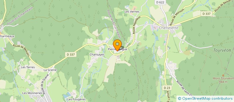 localisation de l'entreprise MAGNOLIA ENERGIES  POULE-LES-ECHARMEAUX