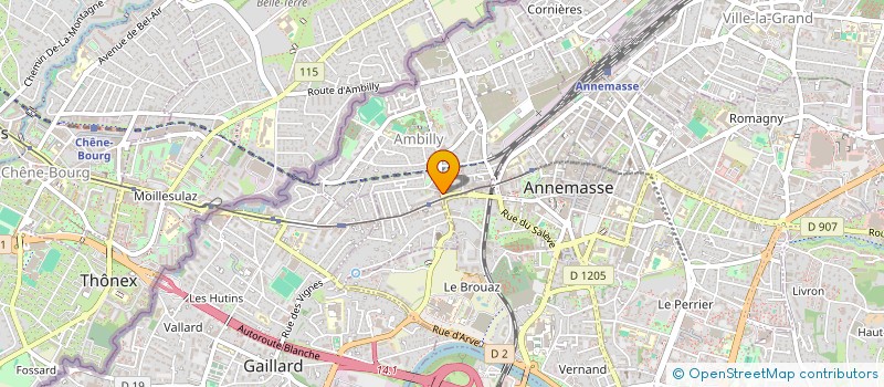 localisation de l'entreprise MAGNOLIAS  AMBILLY