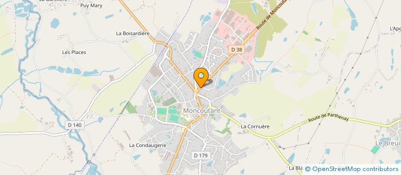 localisation de l'entreprise MAGNOLIAS EN FETE à MONCOUTANT-SUR-SEVRE