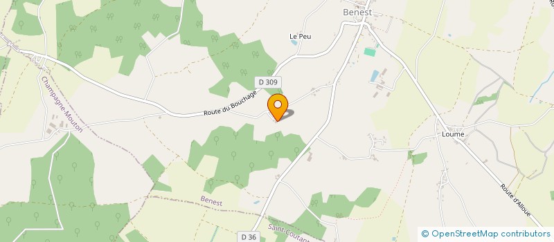 localisation de l'entreprise MAGNOLIAS FOR EVER  BENEST