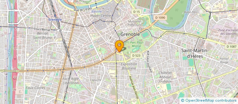 localisation de l'entreprise MAGNOLIAS MOBILITY à GRENOBLE