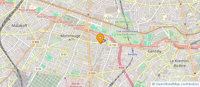 localisation de l'entreprise MAGNOLINE  MONTROUGE