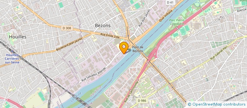 localisation de l'entreprise MAGNOLYA à BEZONS