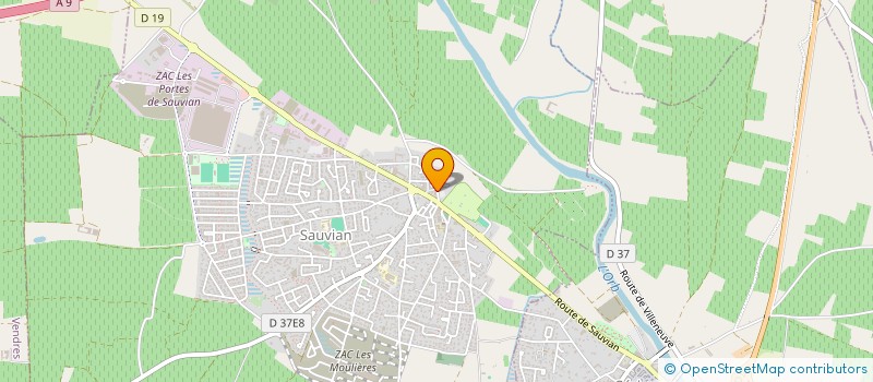 localisation de l'entreprise MAGNONI  SAUVIAN