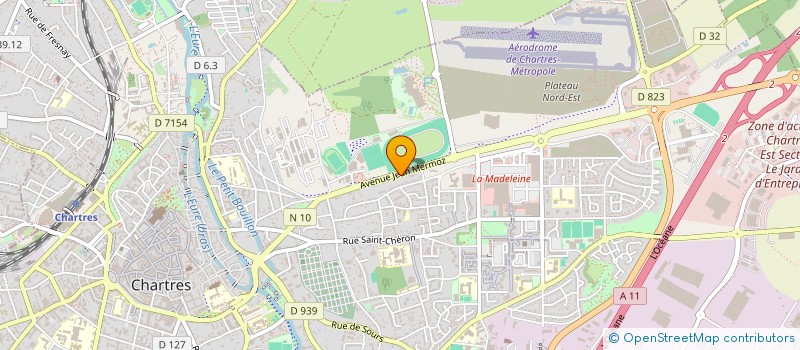 localisation de l'entreprise MAGNUM 4 à CHARTRES