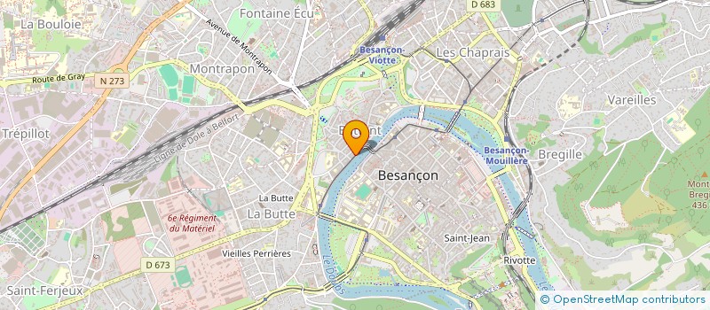 localisation de l'entreprise MAGNUM à BESANCON