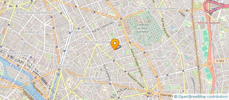 localisation de l'entreprise MAGNUM PHOTOS  PARIS