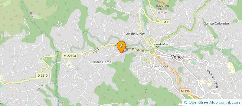 localisation de l'entreprise MAGNUM PRESSE AGENCY à VENCE