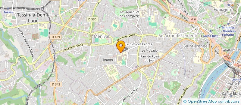 localisation de l'entreprise MAGNUS BATIMENT GENERAL à LYON