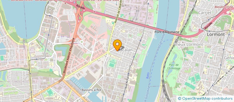 localisation de l'entreprise MAGNUS BELLOTA à BORDEAUX