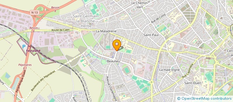 localisation de l'entreprise MAGNUS FONCIER à CAEN