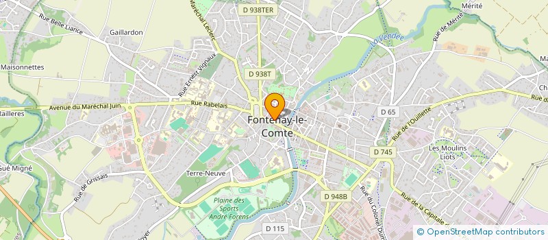 localisation de l'entreprise MAGNUSCORP  FONTENAY-LE-COMTE