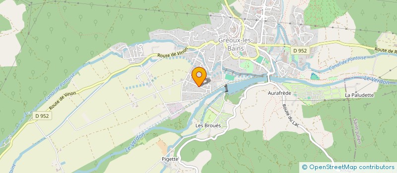 localisation de l'entreprise MAGNY  GREOUX-LES-BAINS