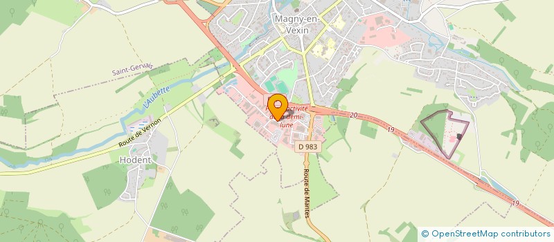 localisation de l'entreprise MAGNY FIT à MAGNY-EN-VEXIN