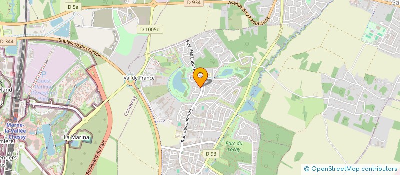 localisation de l'entreprise MAGNY LE HONGRE FPN  MAGNY-LE-HONGRE