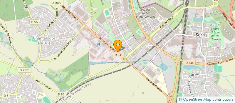 localisation de l'entreprise MAGNY SIUM  MONTEVRAIN