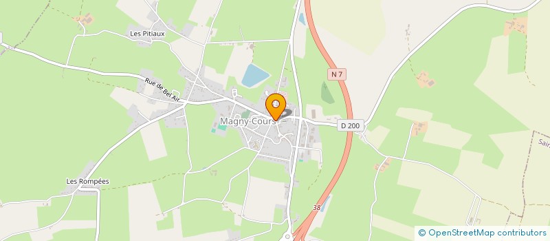 localisation de l'entreprise MAGNY'TIF à MAGNY-COURS