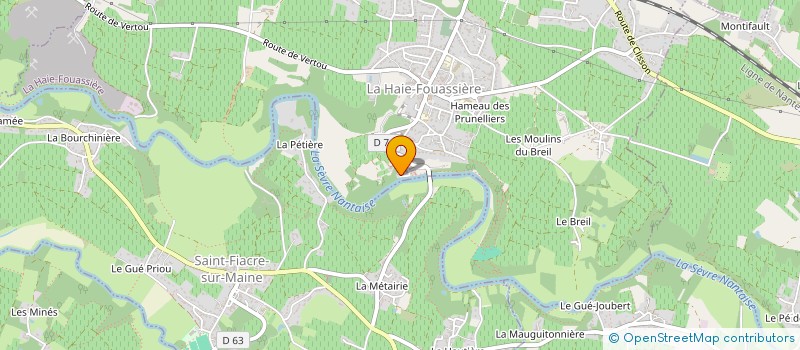 localisation de l'entreprise MAGO  LA HAIE-FOUASSIERE