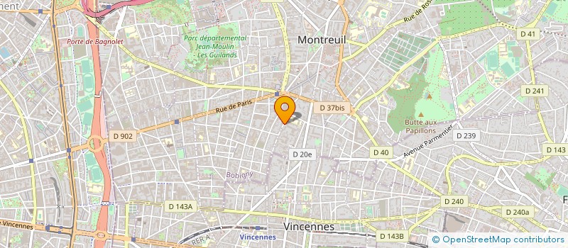 localisation de l'entreprise MAGO PRODUCTION à MONTREUIL