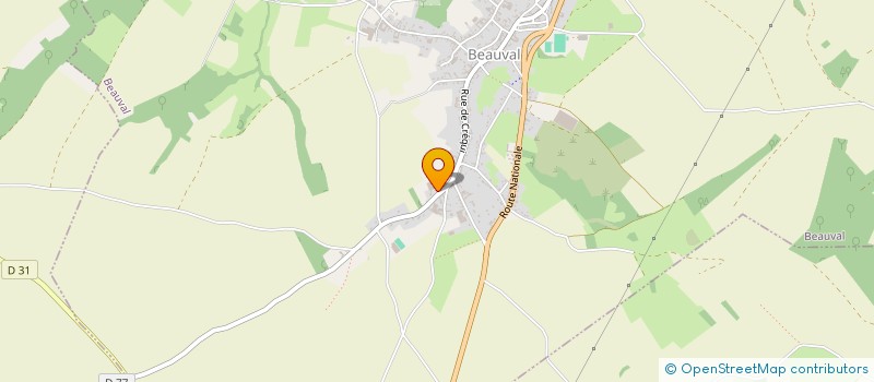 localisation de l'entreprise MAGOANNE  BEAUVAL