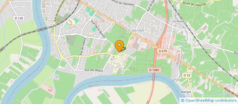 localisation de l'entreprise MAGOLD à LIBOURNE