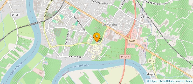 localisation de l'entreprise MAGOLD  LIBOURNE