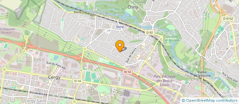 localisation de l'entreprise MAGONE SOLUTIONS ET ENVIRONNEMENT  OSNY