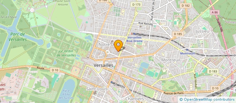 localisation de l'entreprise MAGORA à VERSAILLES