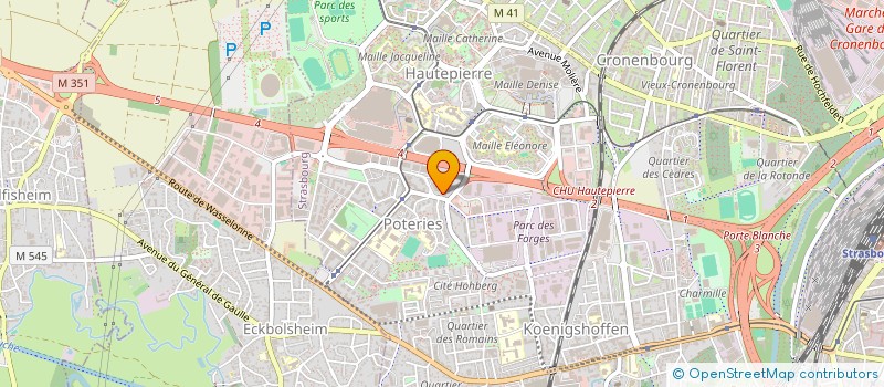 localisation de l'entreprise MAGOT à STRASBOURG