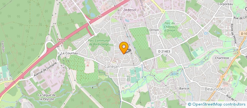 localisation de l'entreprise MAGOT PRODUCTION  CANEJAN