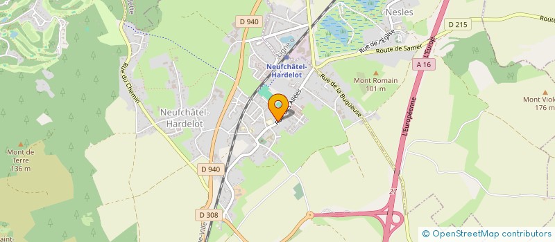 localisation de l'entreprise MAGOTINIE  NEUFCHATEL-HARDELOT