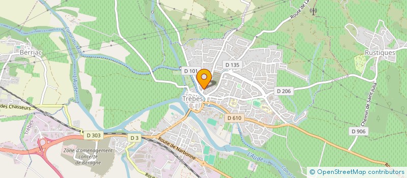 localisation de l'entreprise MAGOU  TREBES