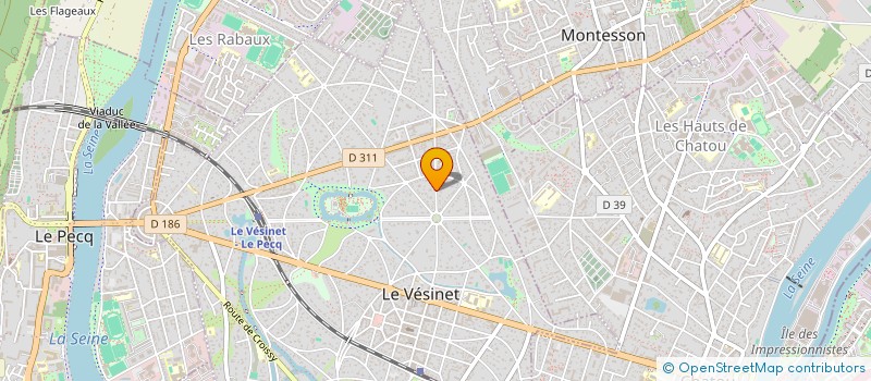 localisation de l'entreprise MAGRANA CONSEIL  LE VESINET