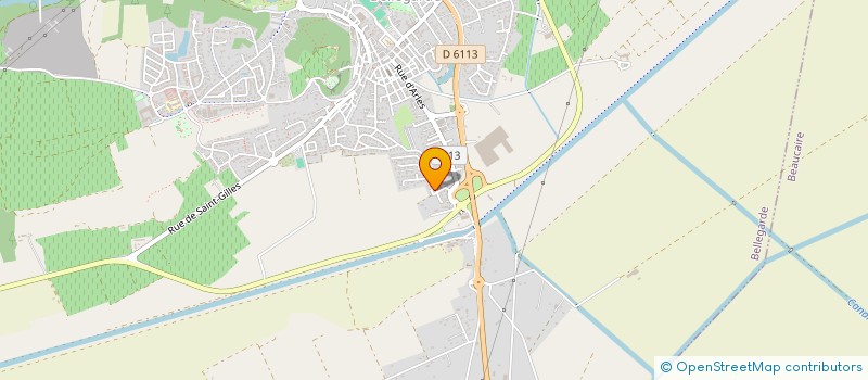 localisation de l'entreprise MAGRE  BELLEGARDE