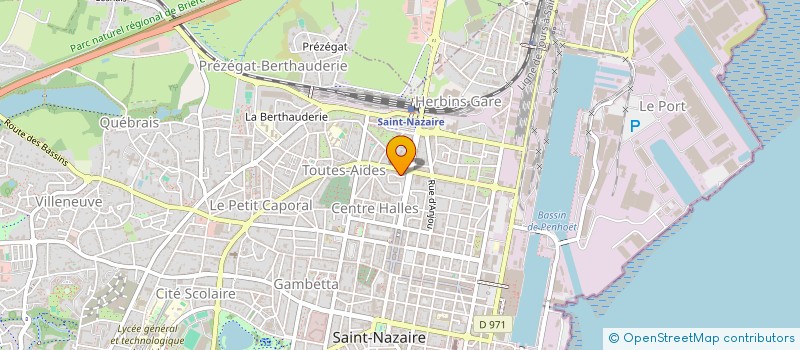 localisation de l'entreprise MAGRE GREGOIRE ET MERIAU GAELLE  SAINT-NAZAIRE