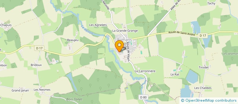 localisation de l'entreprise MAGREA  ROMANS