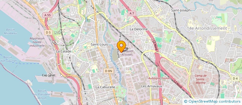 localisation de l'entreprise MAGREG à MARSEILLE