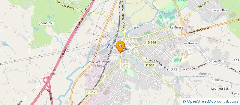 localisation de l'entreprise MAGREST  CAUSSADE